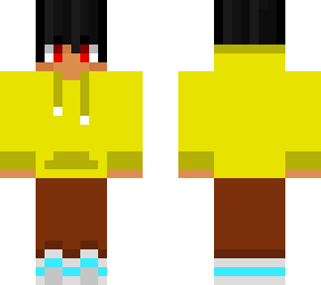 boy in yellow hoodie