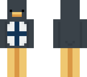pinguin mit kreuz
