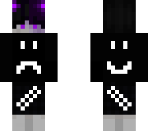 purple sad man