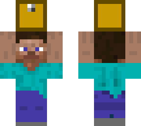 steve holding chest