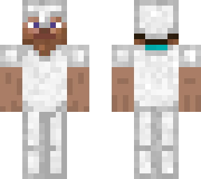 steve in iron armor