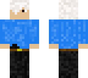 white hair boy