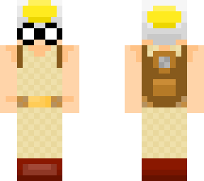 yellow toad brigade with glasses