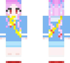 pink hair girl