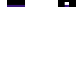 simple black and purple cap