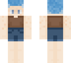 blue hair