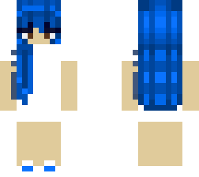 blue hair girl