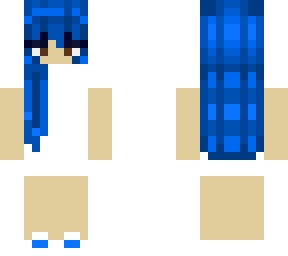 blue hair girl