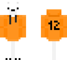 orange #12 polar bear