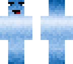 blue face