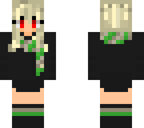 chica rubia jersey y bufanda slytherin