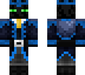 fancy enderman in blue