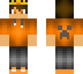 orange man with crown
