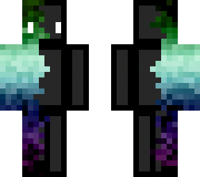 green to purple to black