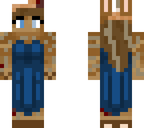 llama girl in dress