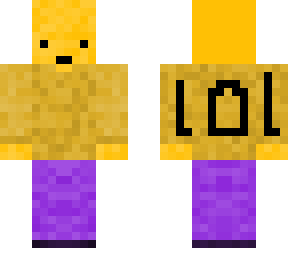 lol skin but yelllow with clothing