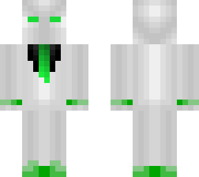 white and green suit