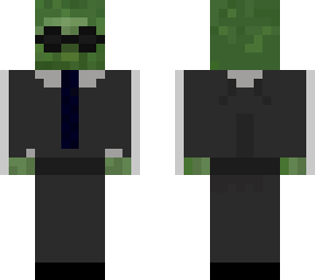zombie in business suit with glasses