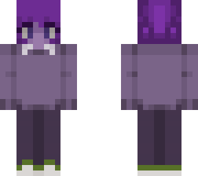 cute purple grape girl skin