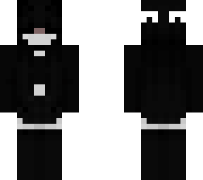 back in black (white bows, ears) v2