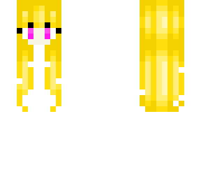 blonde hair+pink eyes