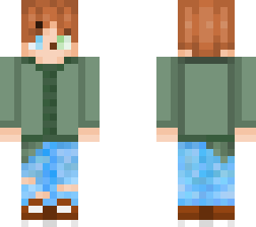ginger-haired scientist (daily); oc skin request