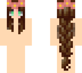 girl with long hair. (head only)
