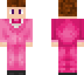 pink slim suit