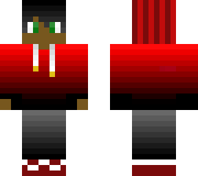 red hoodie