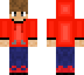 teen in red hoodie