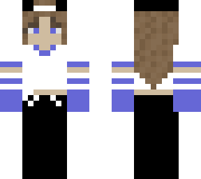cute blue skater girl