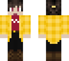 natari yellow flannel