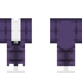ob - purple coat & jeans w/ white t