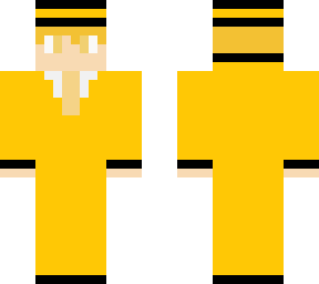 yellow man in a suit