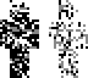black white and gray randomness