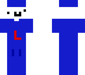 blue man