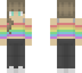 rainbow girl
