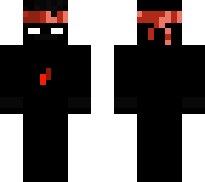 black and red ninja