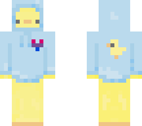 duck in hoodie but bi