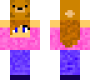 girl with bear