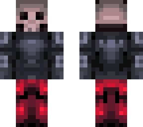 half armor skull man