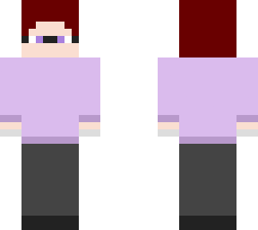 person with purple sweater