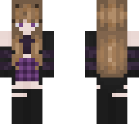 pure-ple (brown hair edition)