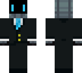 robot in suit