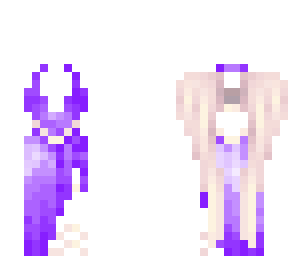 violet dress
