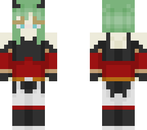 green hair