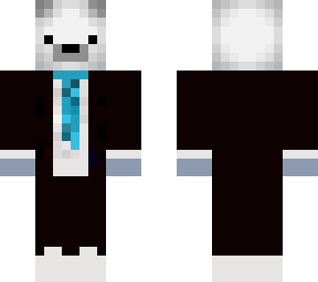 ice bear in a suit