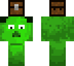 mike wazowski carrying a chest