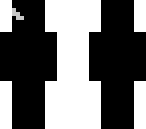 black white