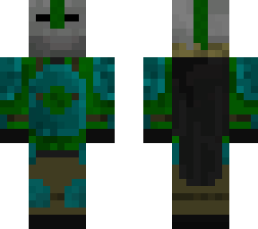 block head uniform - helmet with cool green trim